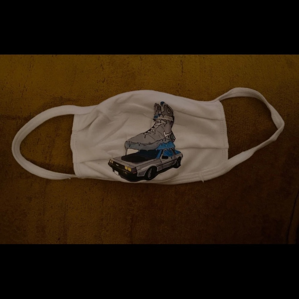 Back To The Future Face Mask